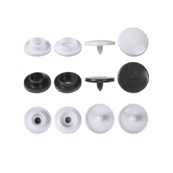 Resin four snap fastener